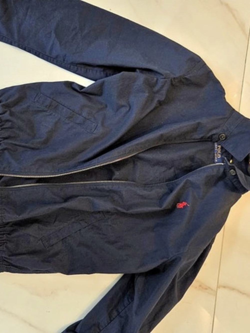 Polo Ralph Lauren Cotton Poplin Jacket Blue